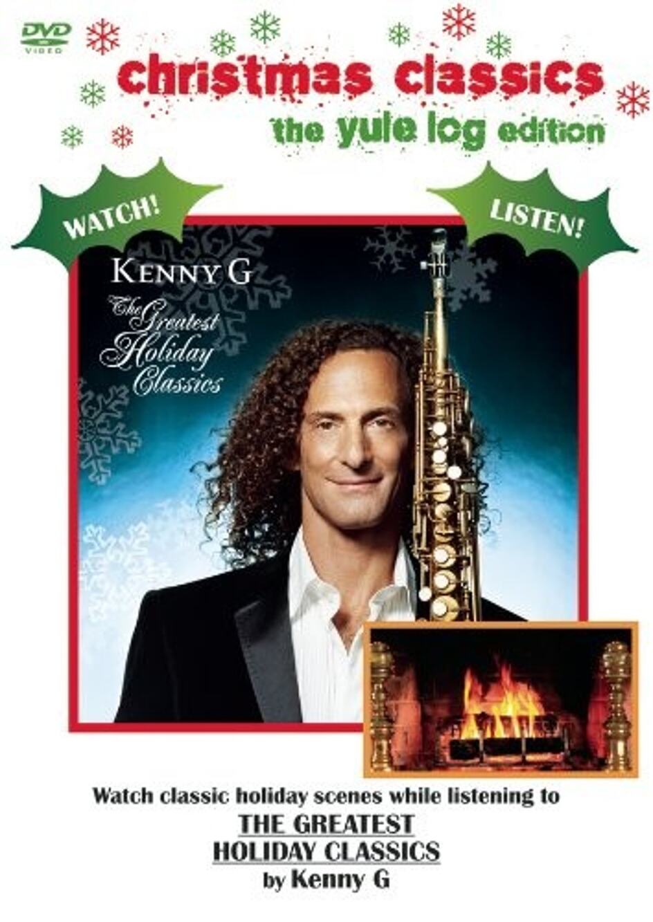 Kenny G Christmas Classics: The Yule Log Edition DVD Full Screen 2009